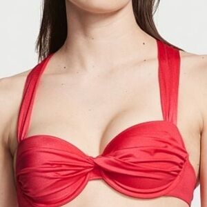 NWT Victoria’s Secret Twist Front Balconette Swim Top 36DDD